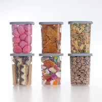 Luftdichte Vorratsdosen Single Size Sets 6er Set 1.000ml Cool Grey