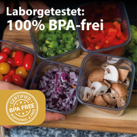 Luftdichte Vorratsdosen Single Size Sets 6er Set 1.500ml Anthrazit