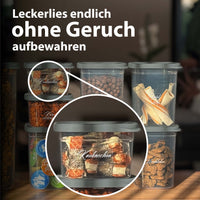 Luftdichte Vorratsdosen Single Size Sets 6er Set 1.500ml Anthrazit