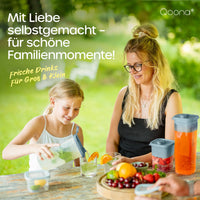 Getränkedosen mit Sieb & Saftpresse 3er Sets - Blau